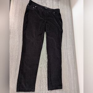 Kenneth Cole Reaction Black Corduroy Pants – Women’s Size 10